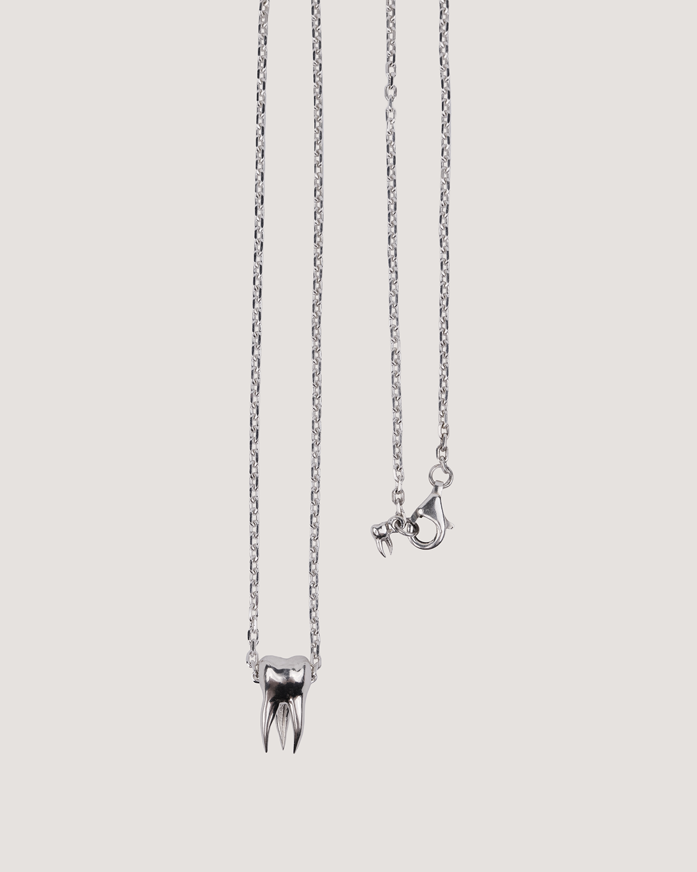 Кулон TOOTH Х срібний ланцюг