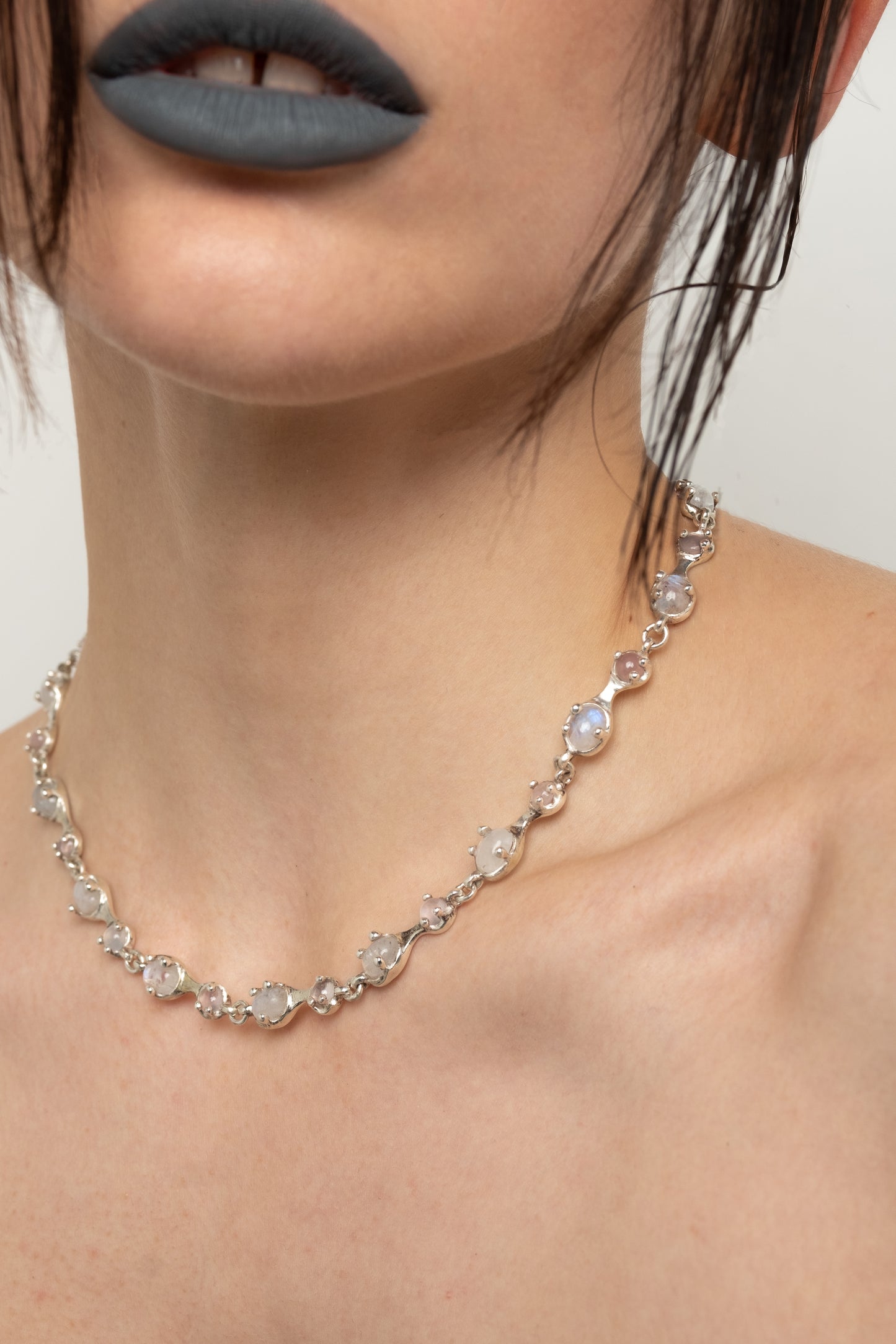 кольє MOON HONEY рожевий кварц