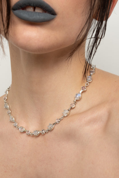 кольє MOON HONEY рожевий кварц