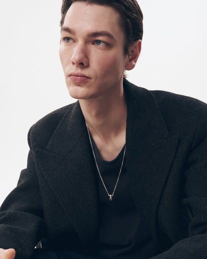 Кулон TOOTH Х срібний ланцюг