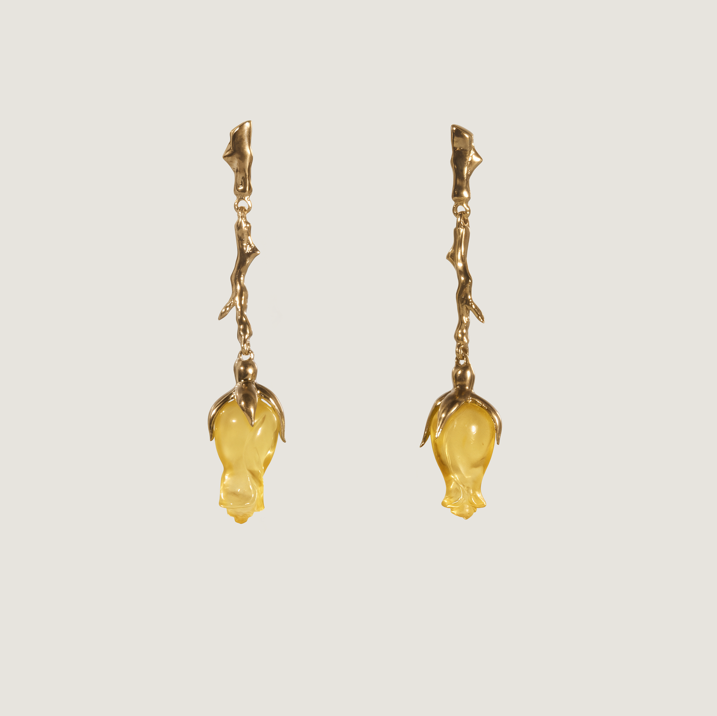 сережки WILD ROSE AMBER MIDAS TOUCH