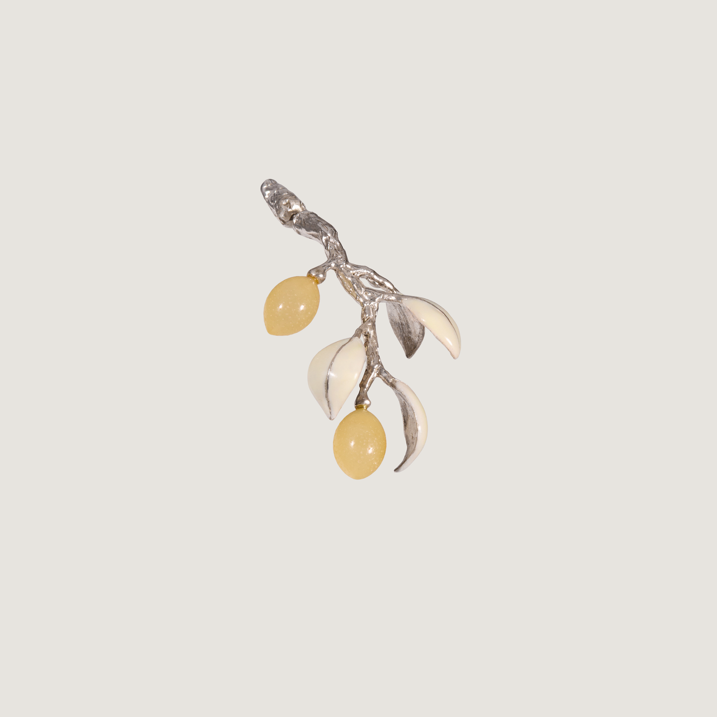 сережка AMBER LEMON